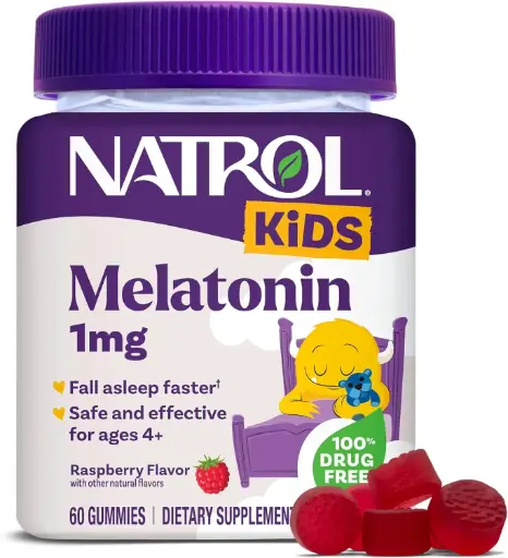 [KD-7692] Melatonina Para Niños 1mg 60 Gums NATROL