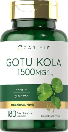 [MM-GK] Gotu Kola 1500 mg 180 Caps CARLYLE
