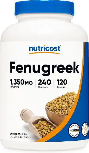 [SB-FN] Fenogreco Semilla 240 Cápsulas NUTRICOST