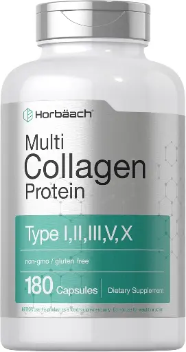 [CL15062] Multi Colageno Protein 180 Caps Horbäach 