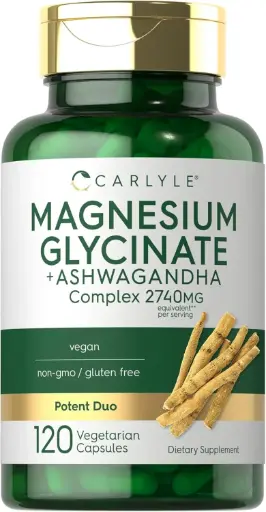 [CL31521] Glicinato de Magnesio con Ashwagandha 120 Caps CARLYLE