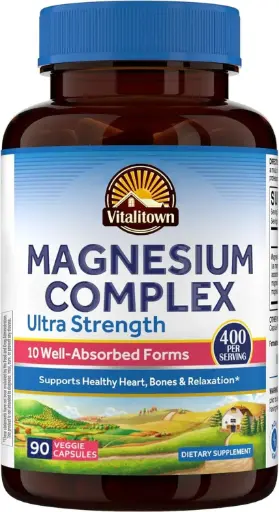 Magnesio Complex 10 en 1 400mg 240 Cápsulas Vitalitown