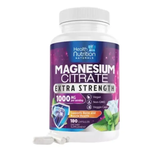[SB-9087] Citrato de Magnesio 1000 Mg 180 Caps HEALTH